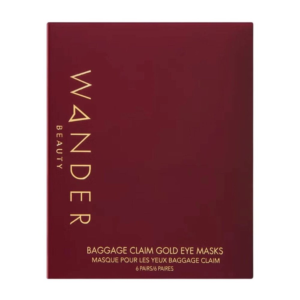 Wander Beauty Baggage Claim Eye Masks - Gold (6 pair)